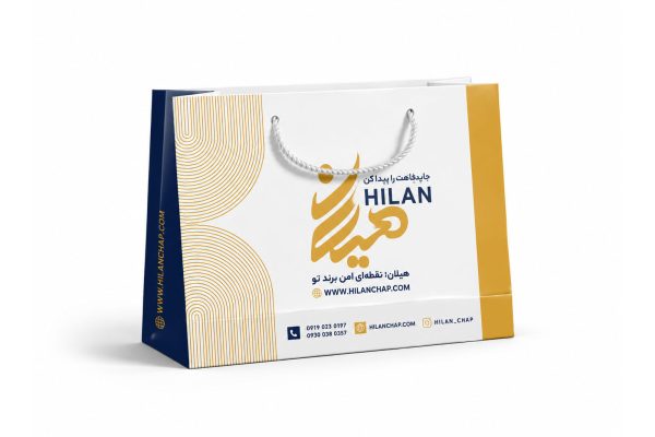ساک خرید گلاسه 250 گرم سلفون مات با یووی موضعی