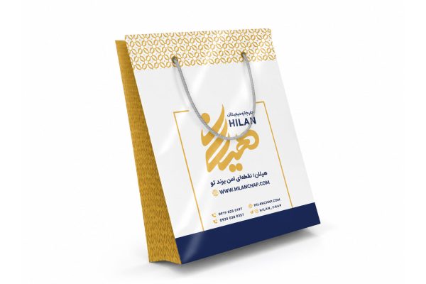 ساک خرید گلاسه 250 گرم با سلفون مات